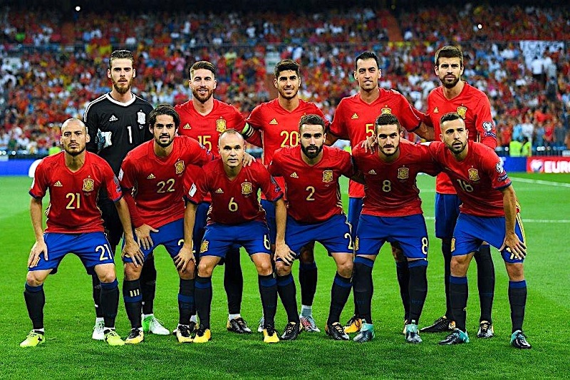 Tây Ban Nha đội hình ra sân năm 2023